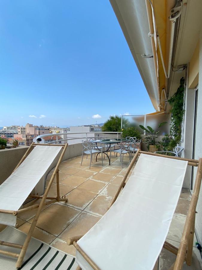 T3 Climatise Villa Juana Avec Parking Et Proche Plage Antibes Extérieur photo